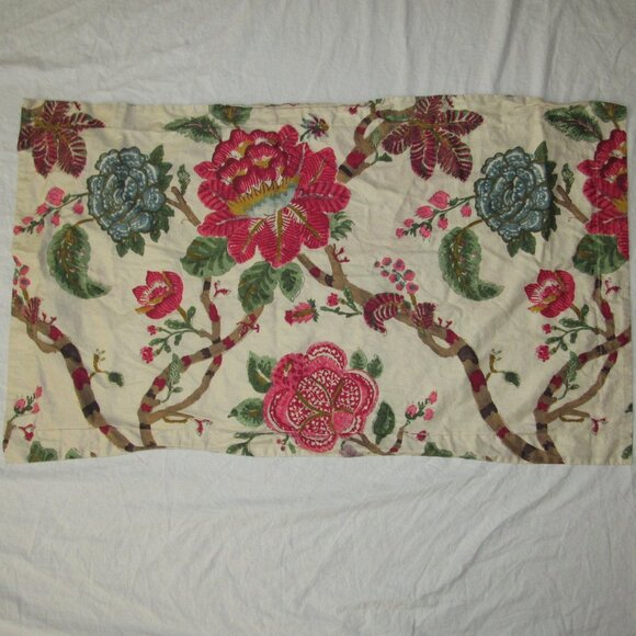 Ralph Lauren Teagan Floral King Pillowcase Pillow Sham Cover RARE Button Close - Picture 1 of 4